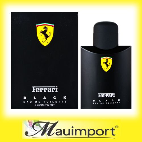 Perfume Ferrari Black 125ml Made In Italy Masculino